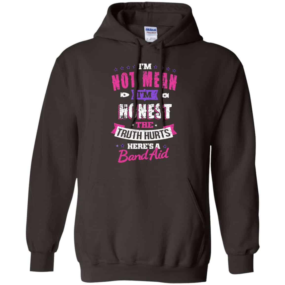 I’m Not Mean I’m Honest The Truth Hurts Here’s A Band Aid Shirt, Hoodie, Tank