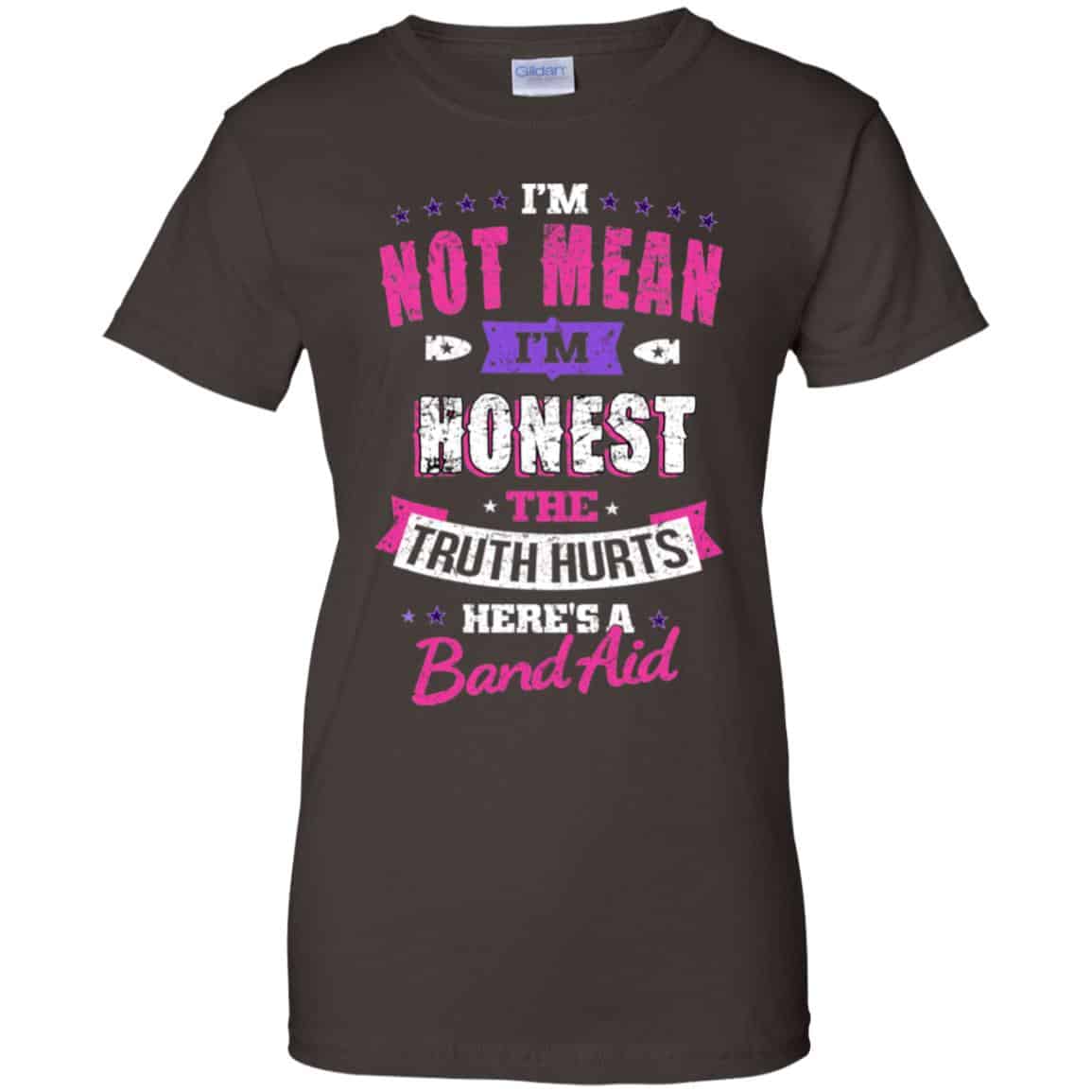 I’m Not Mean I’m Honest The Truth Hurts Here’s A Band Aid Shirt, Hoodie, Tank