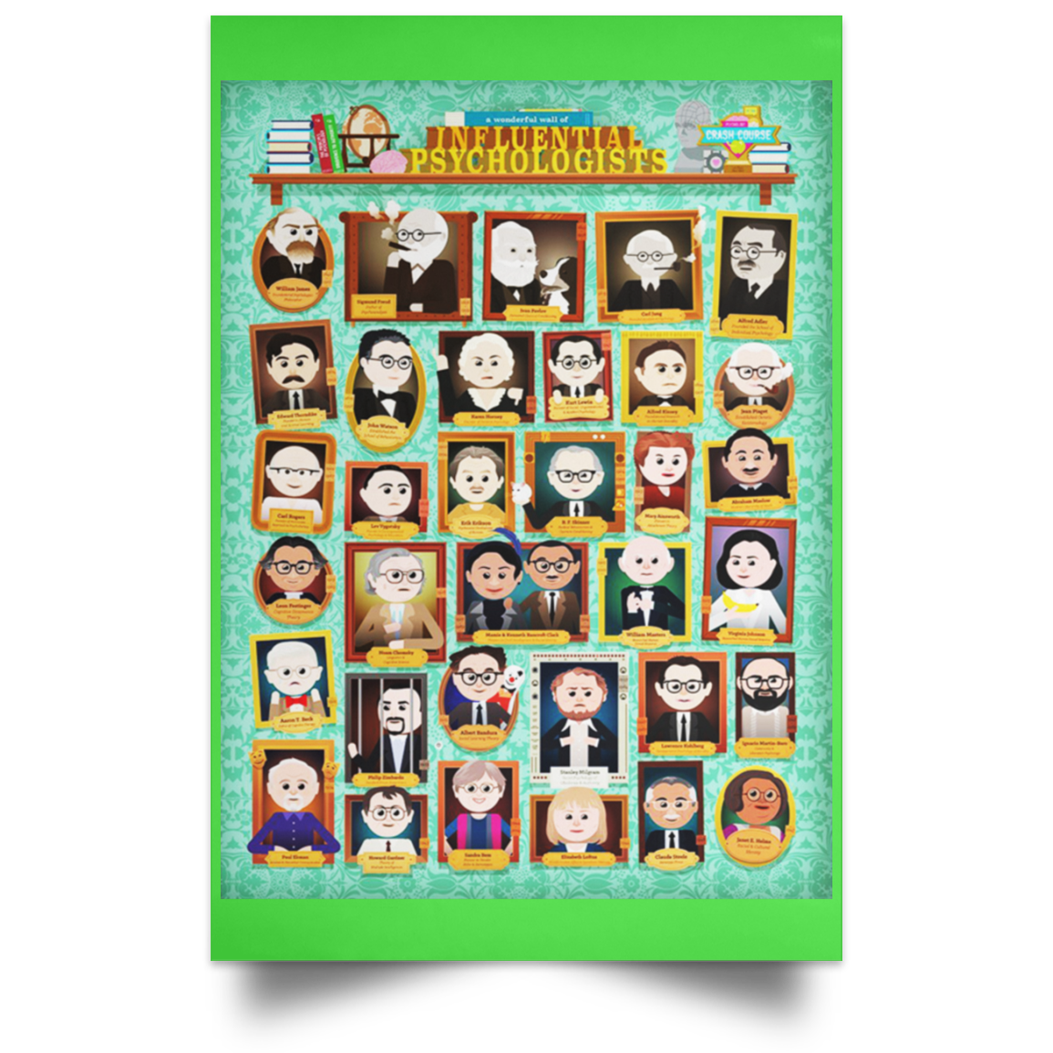 CrashCourse Psychology Poster