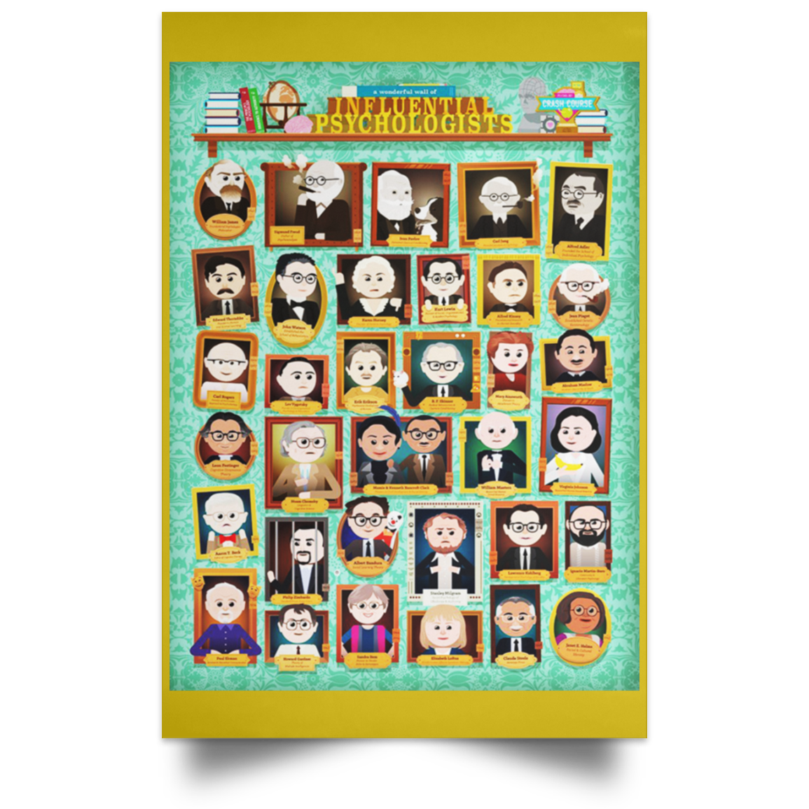 CrashCourse Psychology Poster