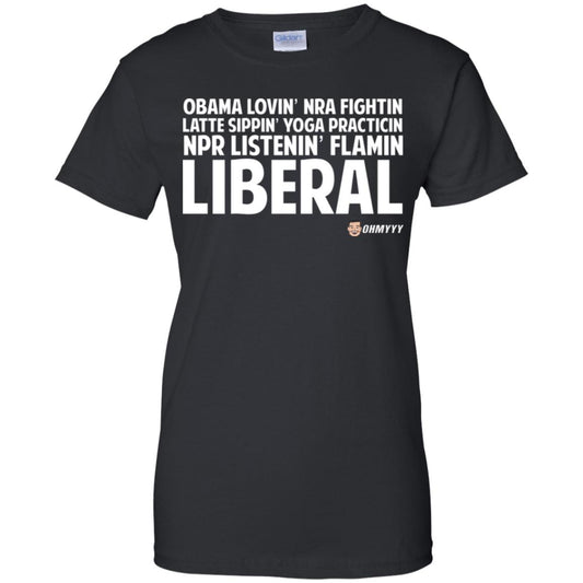 
	Obama Loving NRA Fighting Latte Sipping Yoga Practicing NPR Listening Flaming Liberal T-Shirts, Hoodie, Tank