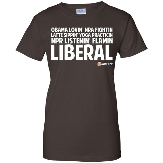 Obama Loving NRA Fighting Latte Sipping Yoga Practicing NPR Listening Flaming Liberal T-Shirts, Hoodie, Tank