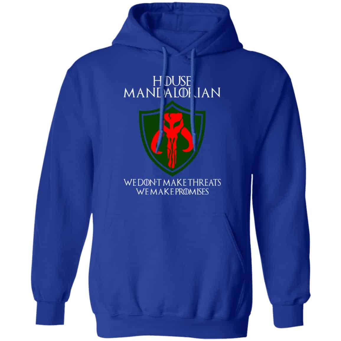 House Mandalorian We Don’t Make Threats We Make Promises Shirt, Hoodie, Tank