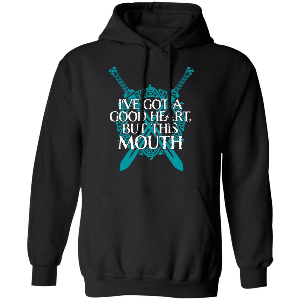 I’ve Got A Good Heart But This Mouth Shield Maiden Viking Shirt, Hoodie, Tank