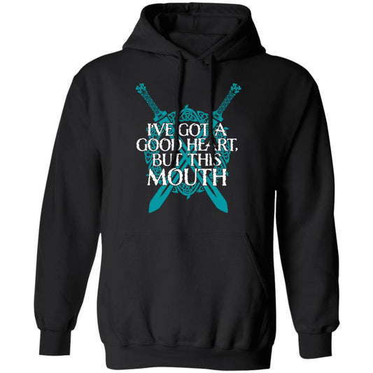 I’ve Got A Good Heart But This Mouth Shield Maiden Viking Shirt, Hoodie, Tank
