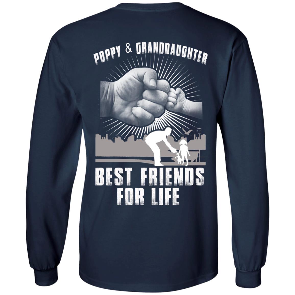 Poppy And Granddaughter Best Friends For Life T-Shirts, Hoodie, Tank