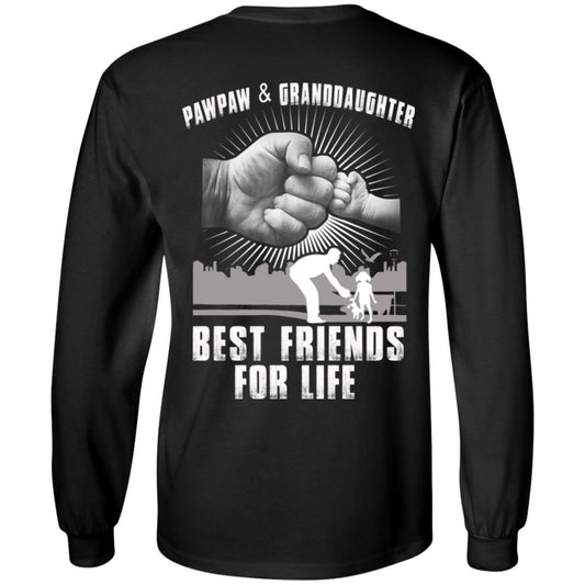 Paw And Granddaughter Best Friends For Life T-Shirts, Hoodie, Tank