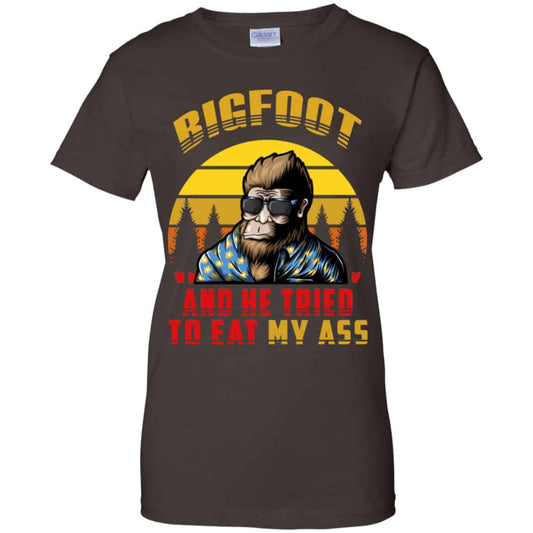 Bigfoot Is Real And He Tried To Eat My Ass Vintage Shirt, Hoodie, Tank