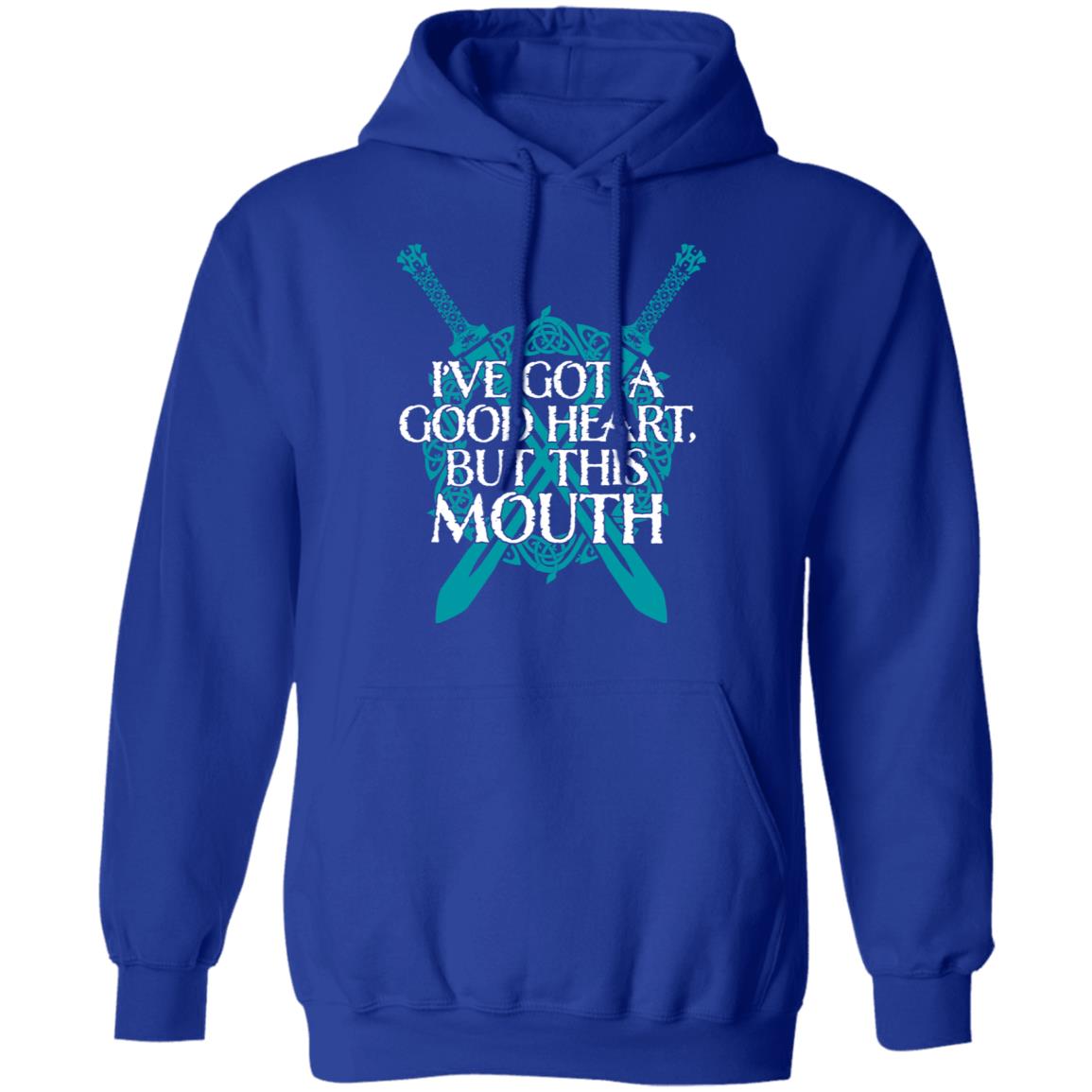 I’ve Got A Good Heart But This Mouth Shield Maiden Viking Shirt, Hoodie, Tank