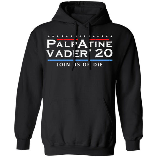 Palpatine Vader 2020 Join Us Or Die Shirt, Hoodie, Tank