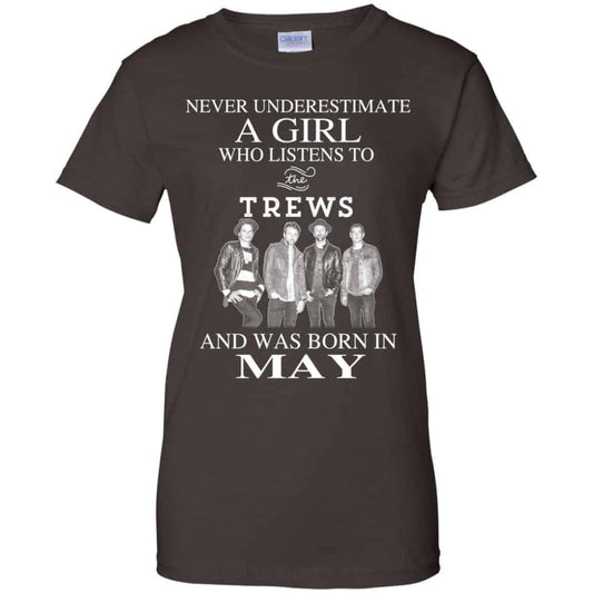 A Girl Who Listens To The Trews And Was Born In May T-Shirts, Hoodie, Tank