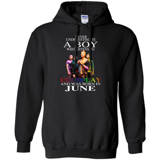 A Boy Who Listens To Coldplay And Was Born In June T-Shirts, Hoodie, Tank