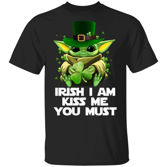 Irish I Am Kiss Me You Must Baby Yoda Shirt, Hoodie, Tank