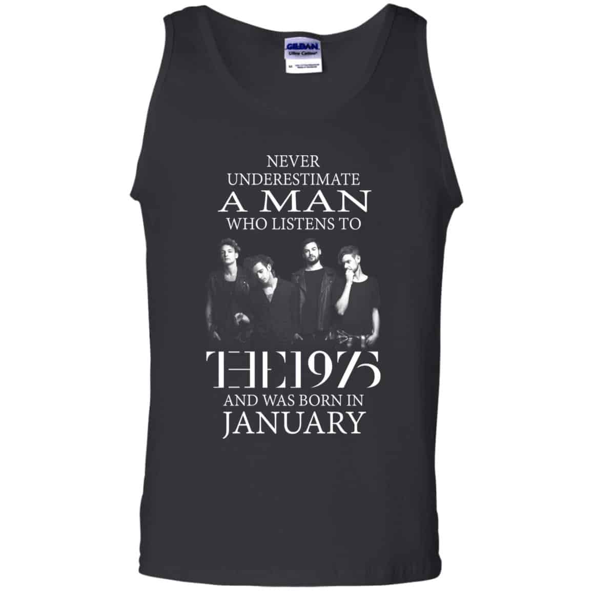 A Man Who Listens To The 1975 And Was Born In January T-Shirts, Hoodie, Tank