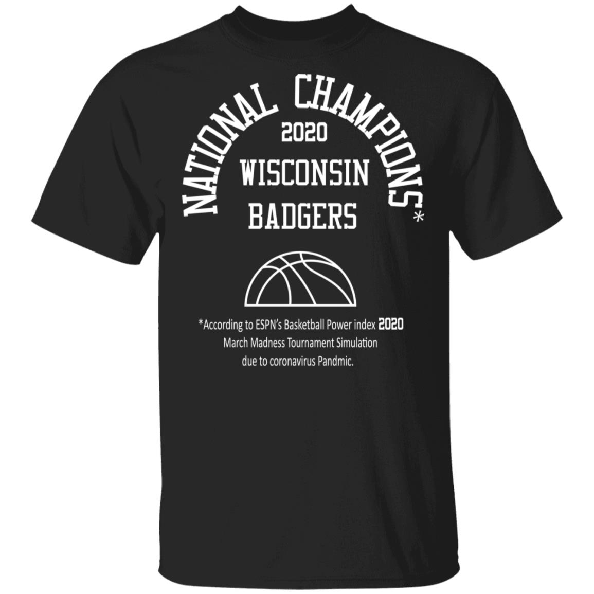 National Champions 2020 Wisconsin Badgers Shirt, Hoodie, Tank