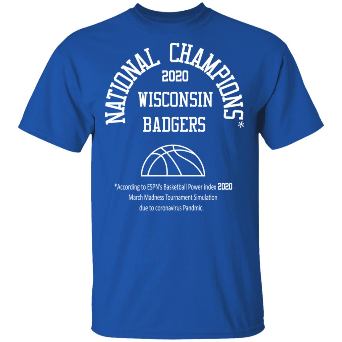 National Champions 2020 Wisconsin Badgers Shirt, Hoodie, Tank
