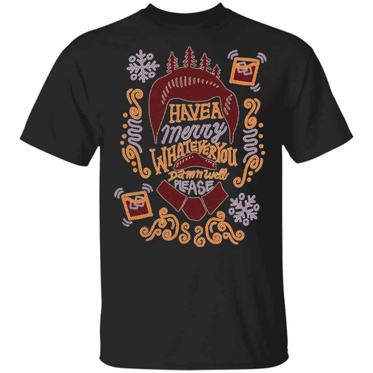 
	Parks and Recreation Ron Swanson Merry Whatever Ugly Christmas Sweatshirt, Hoodie, Tank