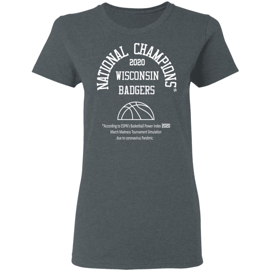 National Champions 2020 Wisconsin Badgers Shirt, Hoodie, Tank