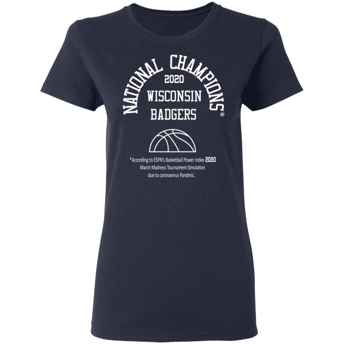 National Champions 2020 Wisconsin Badgers Shirt, Hoodie, Tank