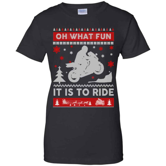 
	Motorbike Sweater Christmas Oh What Fun It Is To Ride T-Shirts, Hoodie, Sweater