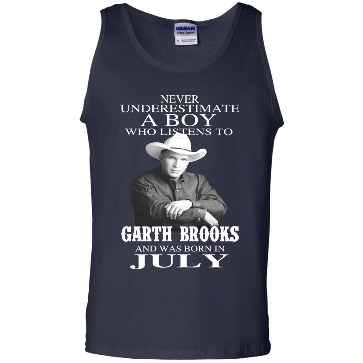 A Boy Who Listens To Garth Brooks And Was Born In July T-Shirts, Hoodie, Tank