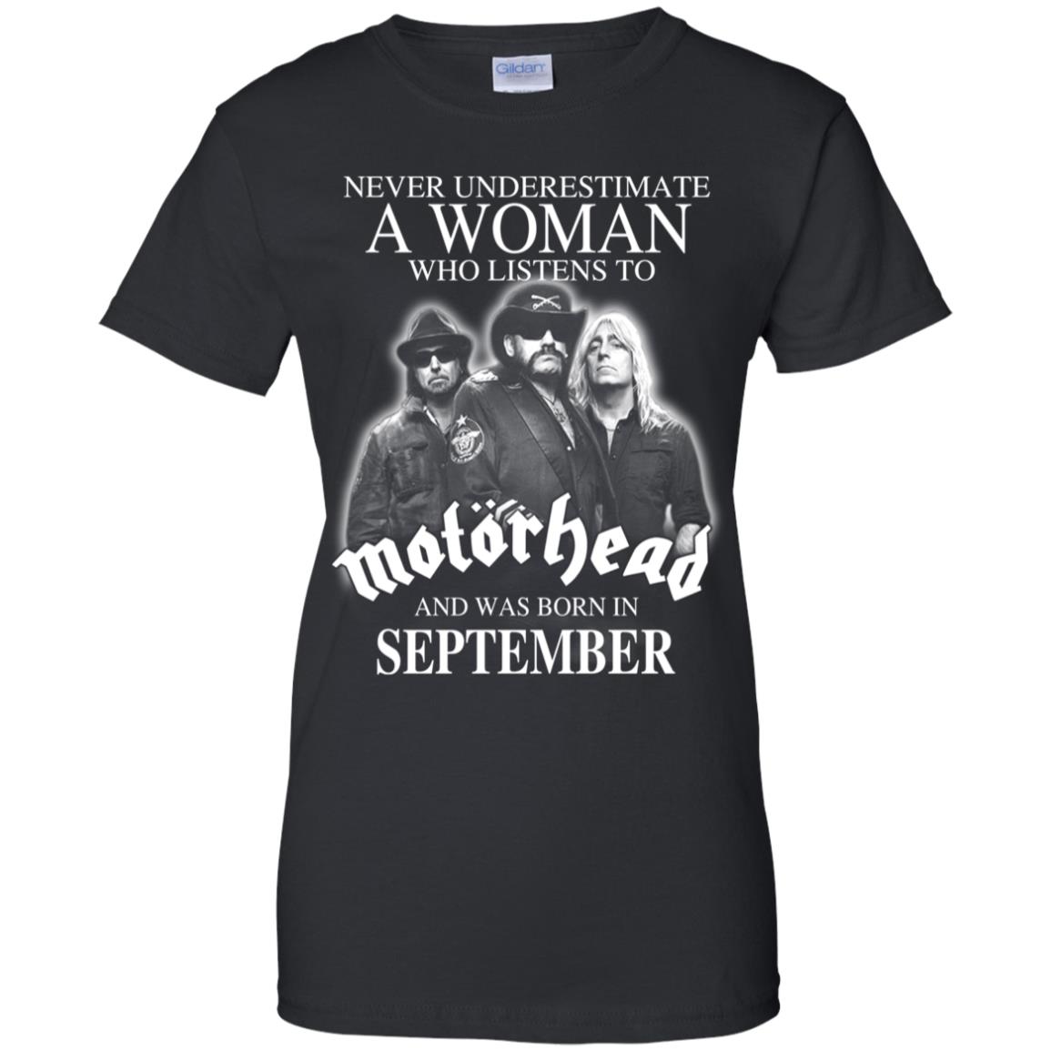 
	A Woman Who Listens To Motorhead And Was Born In September T-Shirts, Hoodie, Tank