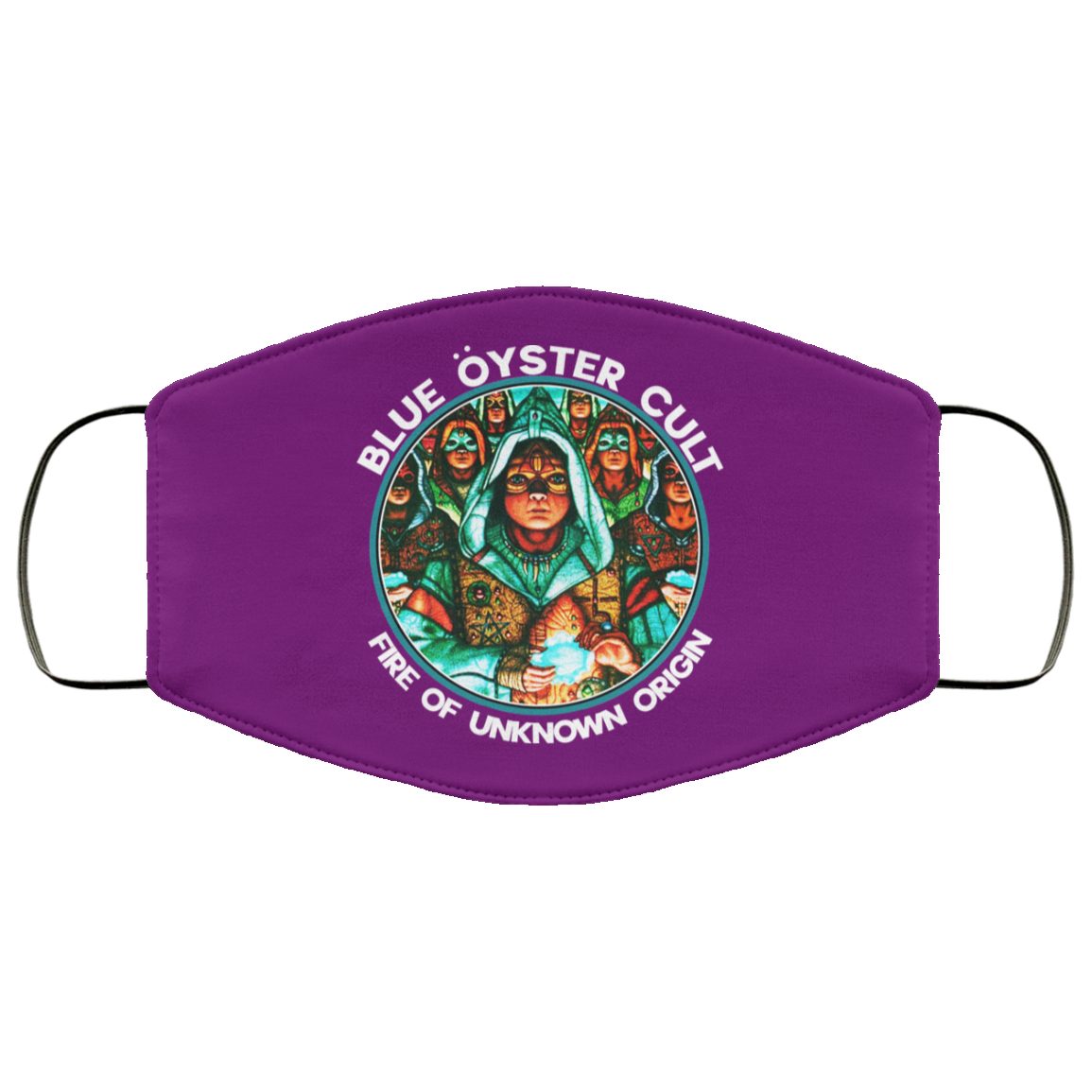 Blue Öyster Cult Fire Of Unknown Origin Face Mask