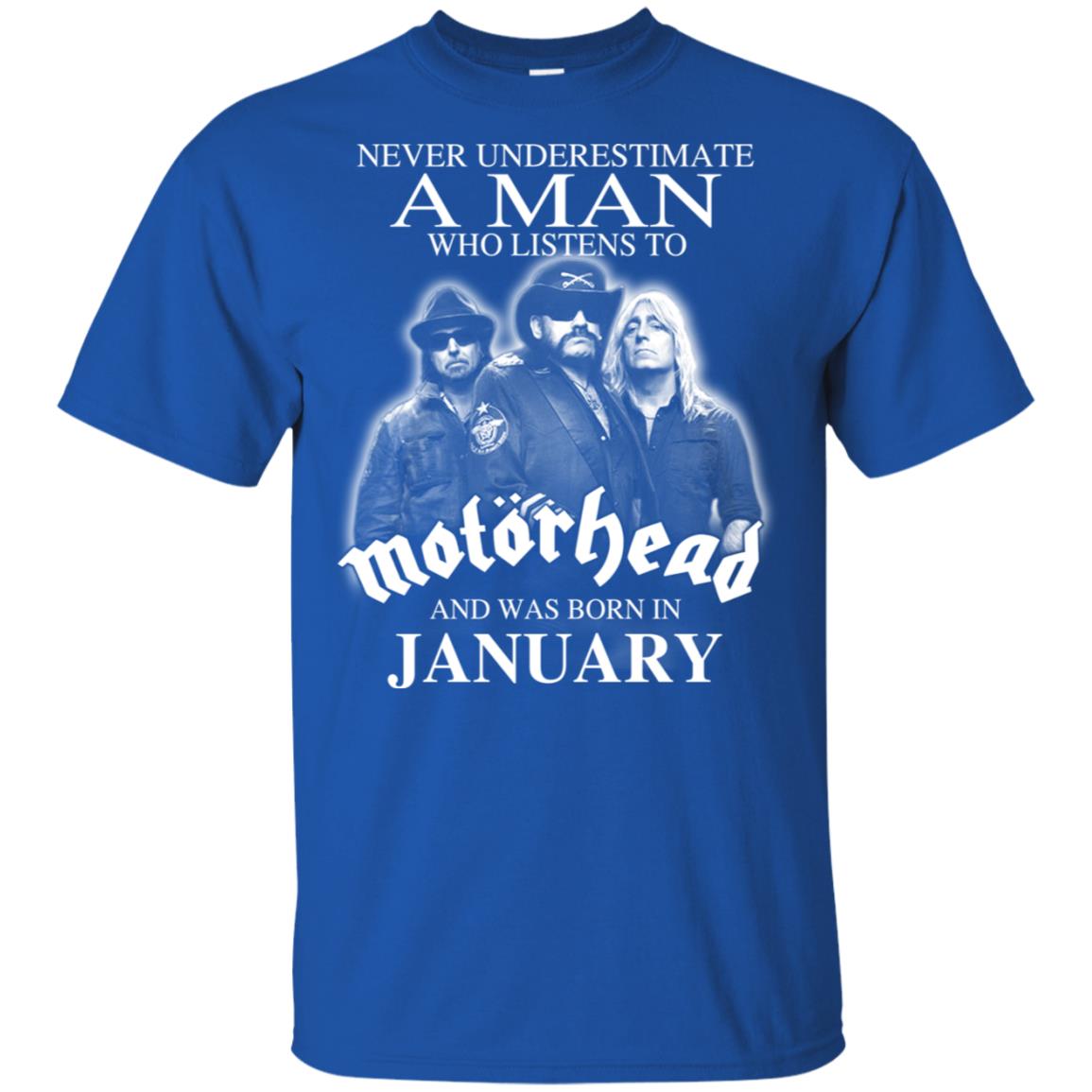 A Man Who Listens To Motorhead And Was Born In January T-Shirts, Hoodie, Tank