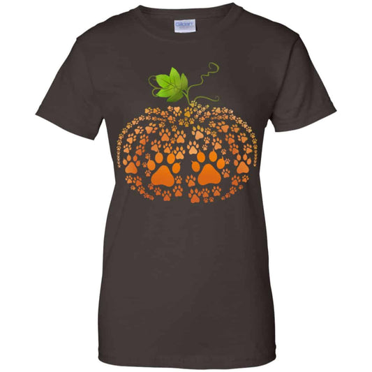 Cat Paw Print Pumpkin Halloween Shirt, Hoodie, Tank