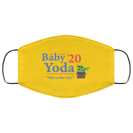 
	Baby Yoda 2020 This Is The Way Face Mask