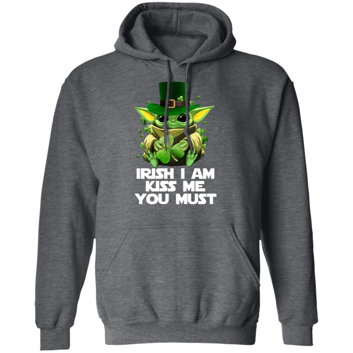 Irish I Am Kiss Me You Must Baby Yoda Shirt, Hoodie, Tank
