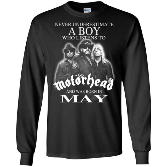
	A Boy Who Listens To Motorhead And Was Born In May T-Shirts, Hoodie, Tank