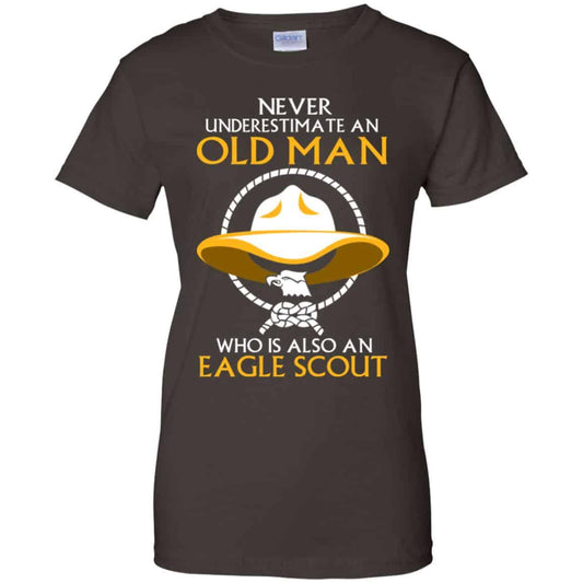 Never Underestimate An Old Man Who Is Also An Eagle Scout Shirt, Hoodie, Tank