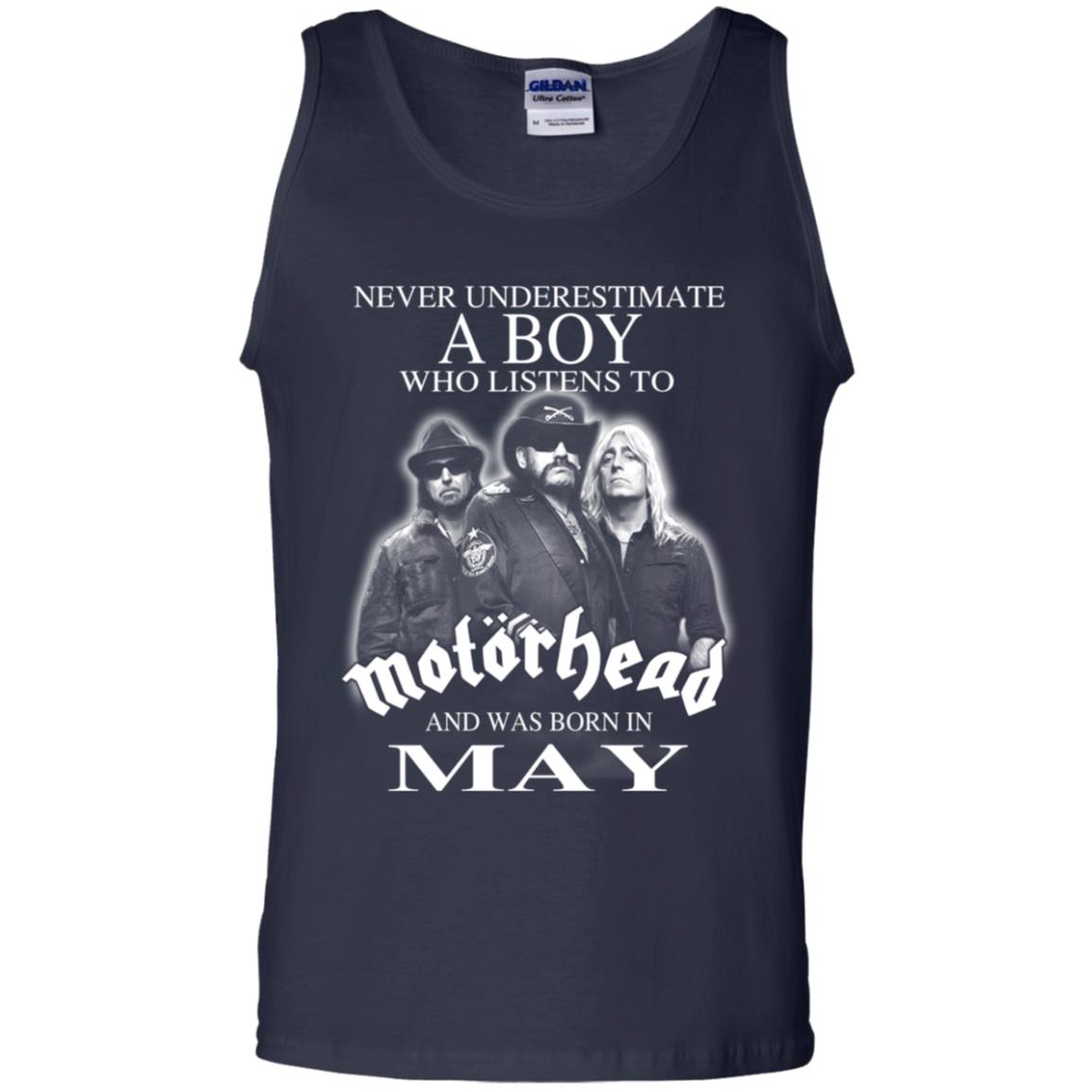 A Boy Who Listens To Motorhead And Was Born In May T-Shirts, Hoodie, Tank