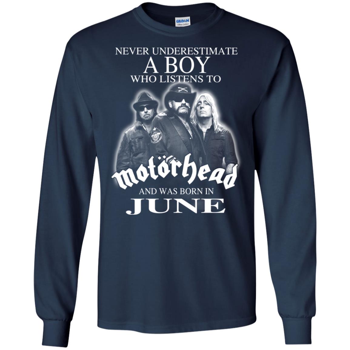 A Boy Who Listens To Motorhead And Was Born In June T-Shirts, Hoodie, Tank