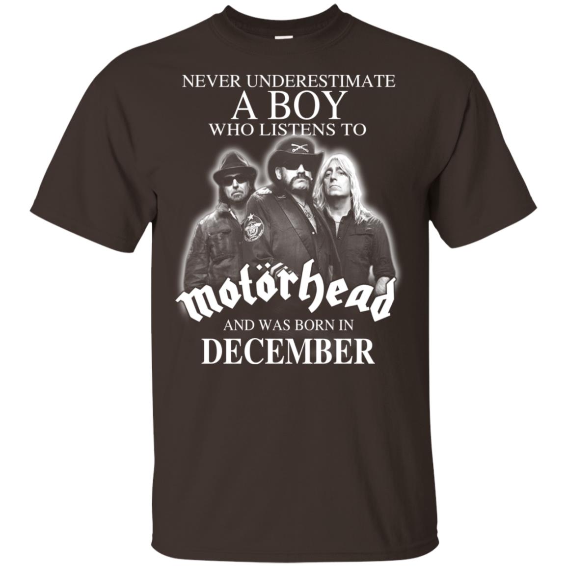 A Boy Who Listens To Motorhead And Was Born In December T-Shirts, Hoodie, Tank
