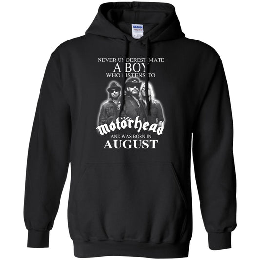 
	A Boy Who Listens To Motorhead And Was Born In August T-Shirts, Hoodie, Tank