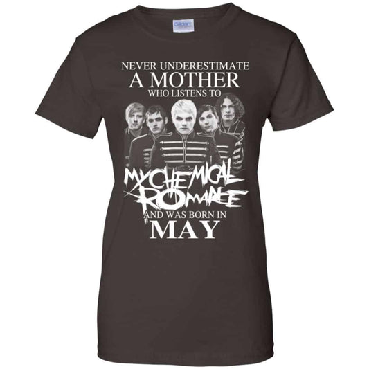 A Mother Who Listens To My Chemical Romance And Was Born In May T-Shirts, Hoodie, Tank