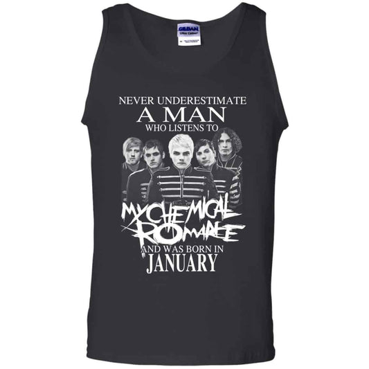 
	A Man Who Listens To My Chemical Romance And Was Born In January T-Shirts, Hoodie, Tank