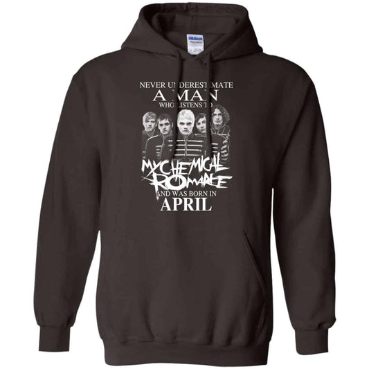 A Man Who Listens To My Chemical Romance And Was Born In April T-Shirts, Hoodie, Tank