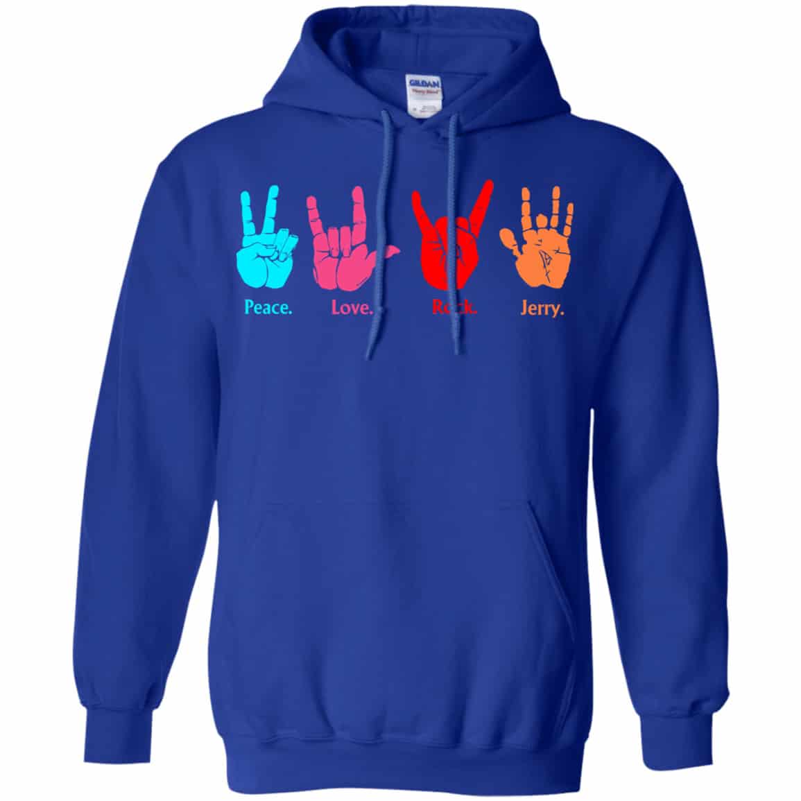 Peace Love Rock Jerry Garcia Grateful Dead Shirt, Hoodie, Tank