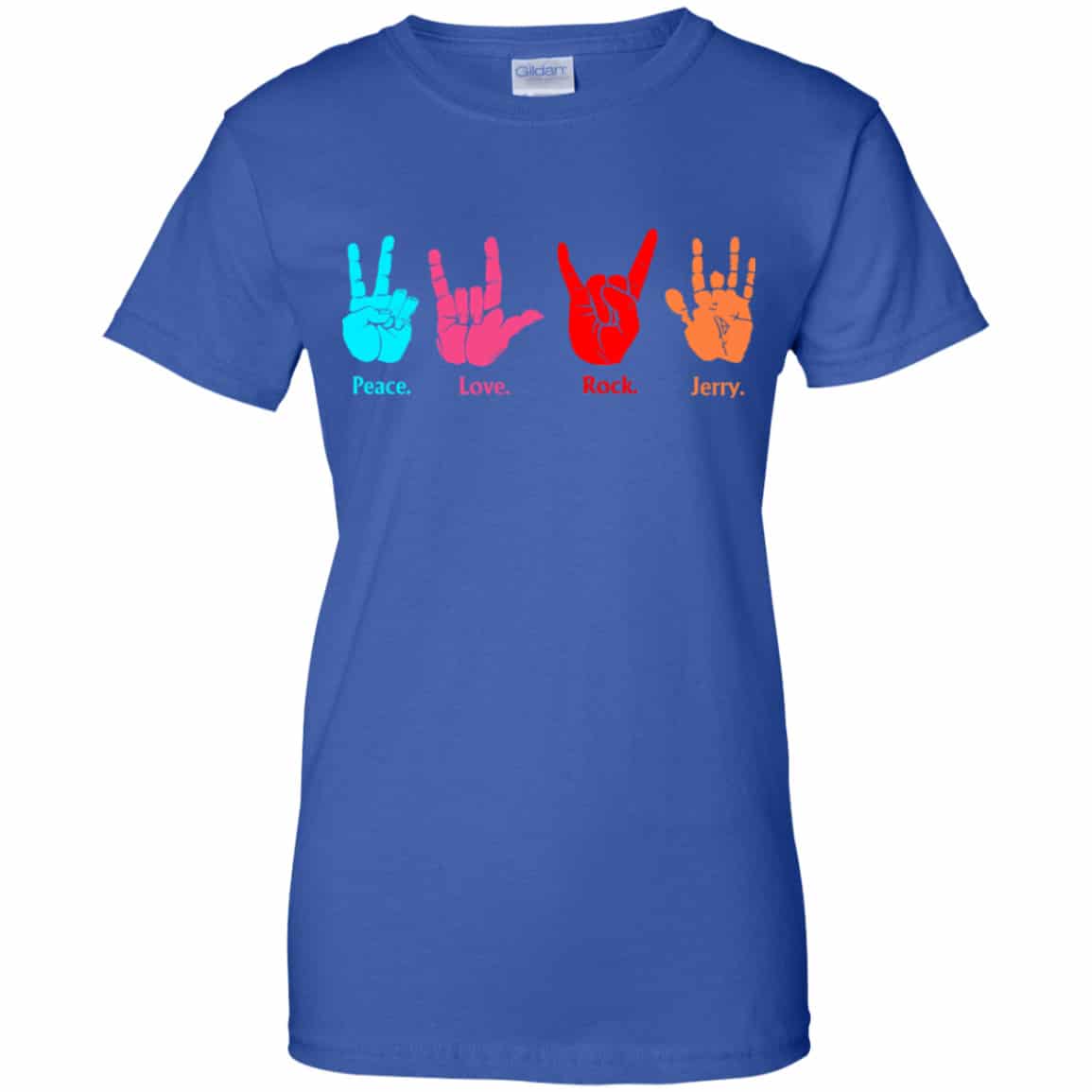 Peace Love Rock Jerry Garcia Grateful Dead Shirt, Hoodie, Tank
