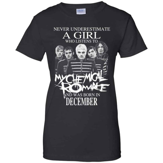 
	A Girl Who Listens To My Chemical Romance And Was Born In December T-Shirts, Hoodie, Tank