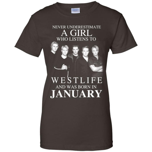 A Girl Who Listens To Westlife And Was Born In January T-Shirts, Hoodie, Tank