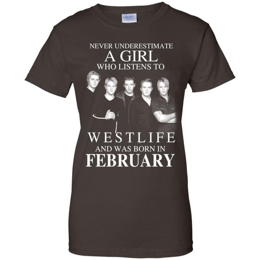A Girl Who Listens To Westlife And Was Born In February T-Shirts, Hoodie, Tank