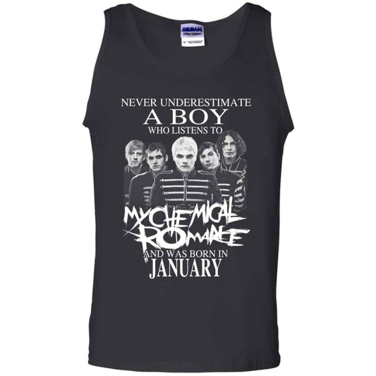 
	A Boy Who Listens To My Chemical Romance And Was Born In January T-Shirts, Hoodie, Tank