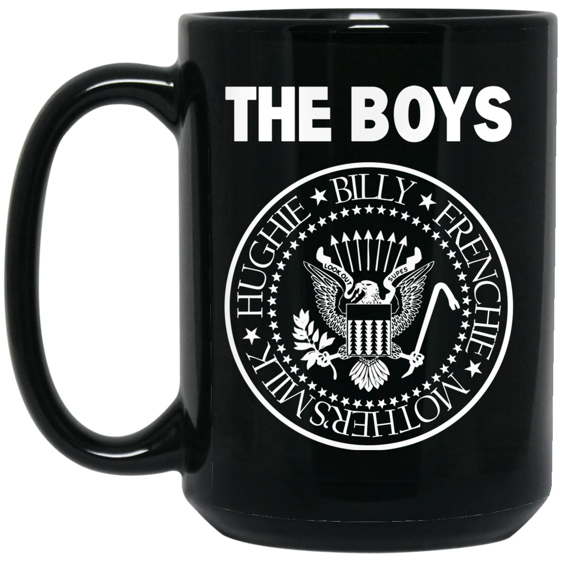 
	The Boys Hughie Billy Frenchie Mother’s Milk Mug