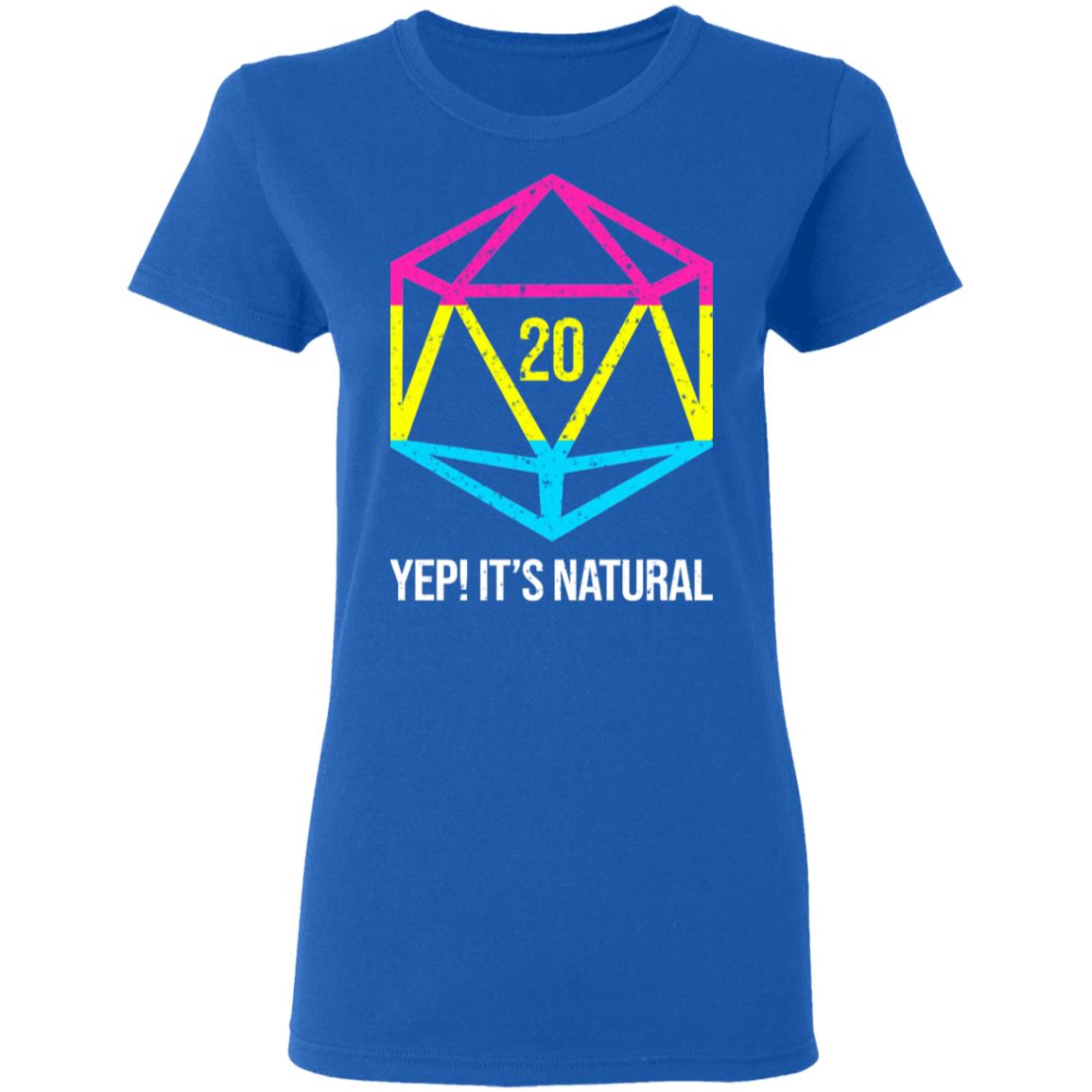 It’s Natural 20 Pansexual Flag Pride LGBT Right Saying Shirt, Hoodie, Tank