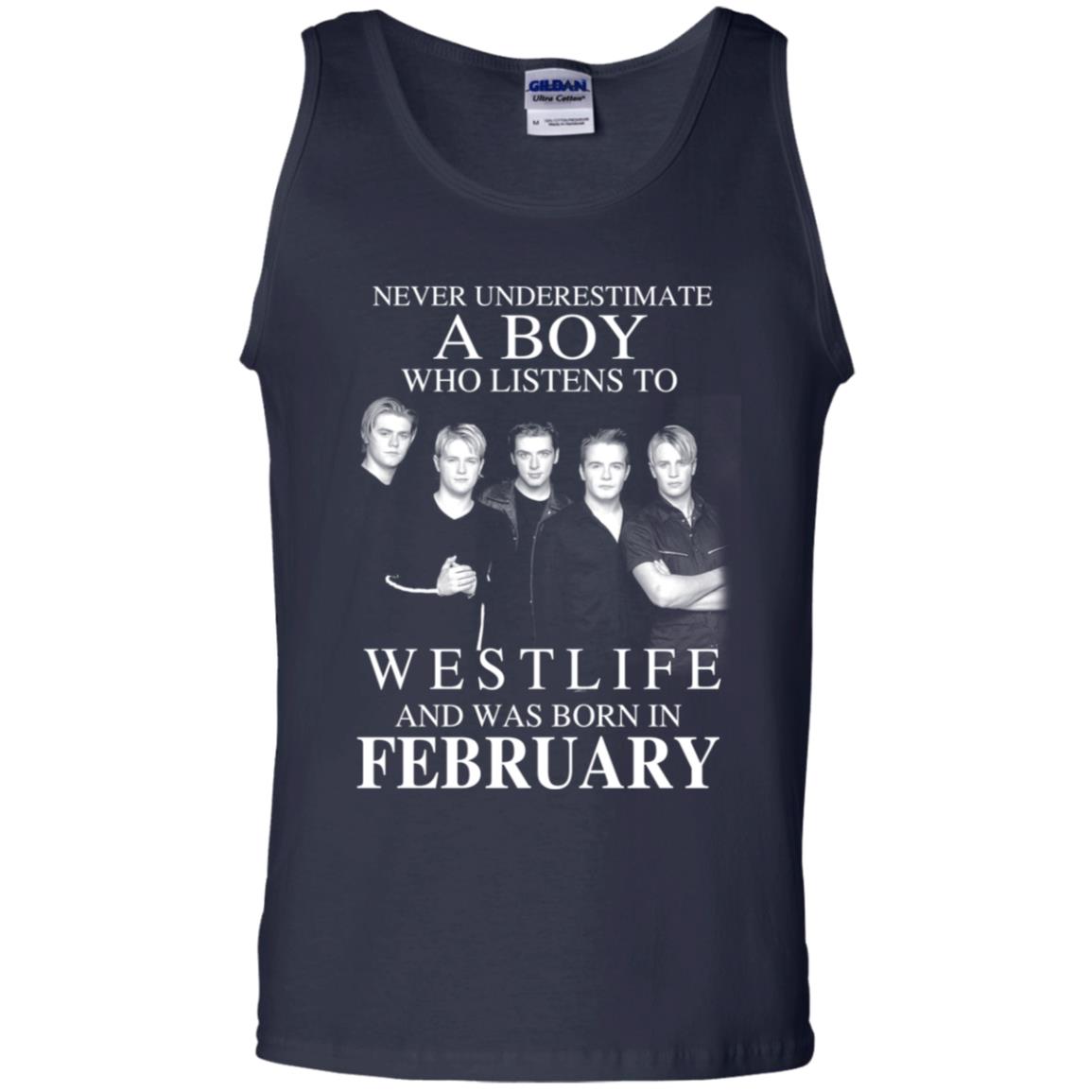 A Boy Who Listens To Westlife And Was Born In February T-Shirts, Hoodie, Tank