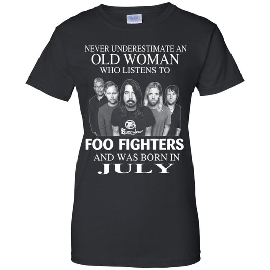 
	An Old Woman Who Listens To Foo Fighters And Was Born In July T-Shirts, Hoodie, Tank